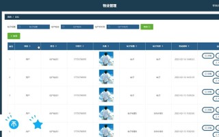 长城物业信息系统主页有何核心功能？