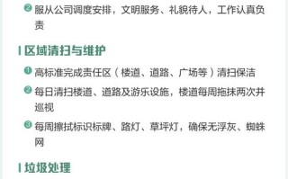 物业公司保洁工作职责具体包含哪些内容？