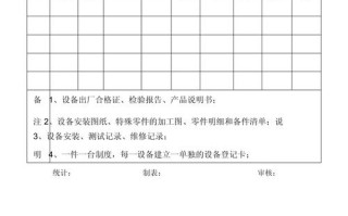 物业公司设施设备台账如何规范管理？