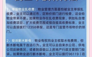 物业投诉电话是多少？