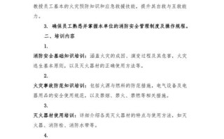 物业消防培训内容有哪些重点？