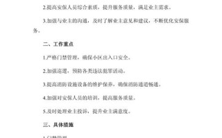 小区物业保安管理方案如何优化？