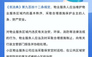 小区物业管理政策法规
