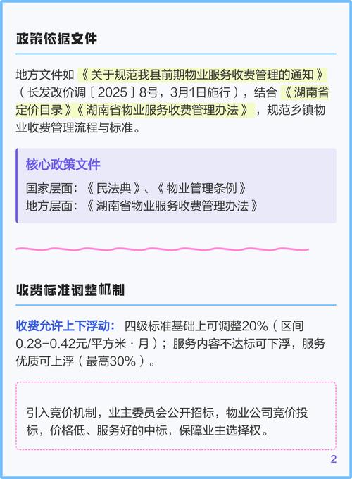 2025年物业收费标准有哪些变化？-第1张图片-德高鼎泰便民中心
