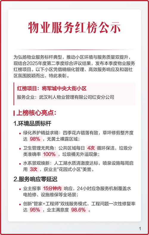 实力物业排名2025，哪些物业能跻身前列？-第1张图片-德高鼎泰便民中心