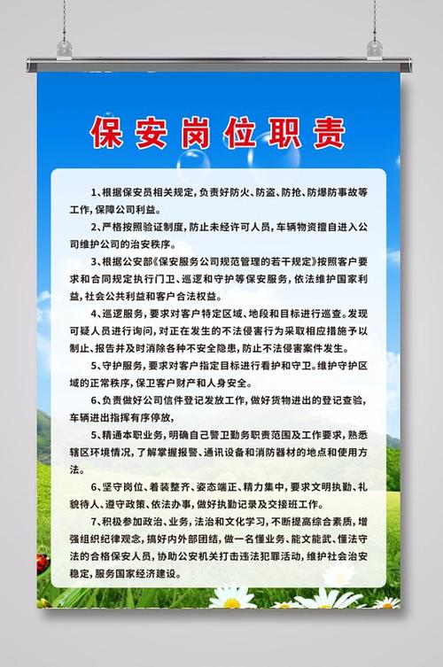 物业保安岗位职责具体有哪些?-第2张图片-德高鼎泰便民中心 物业保安岗位职责具体有哪些?-第2张图片-德高鼎泰便民中心