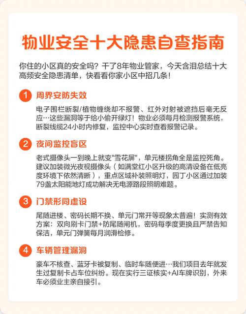 小区物业安全自查查了啥？隐患都清除了吗？-第1张图片-德高鼎泰便民中心