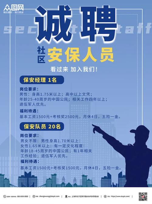 北京中海物业保安招聘有何要求？-第1张图片-德高鼎泰便民中心