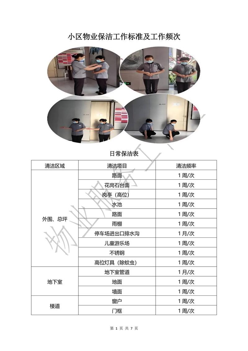 物业环境卫生管理方案如何落地见效？-第3张图片-德高鼎泰便民中心