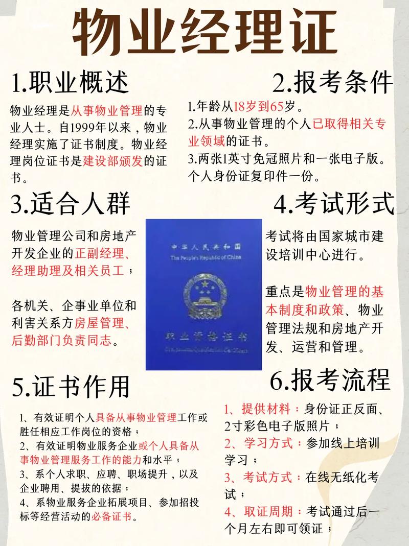 重庆物业管理证怎么考？-第1张图片-德高鼎泰便民中心