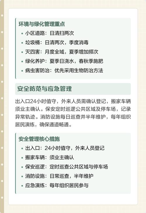 物业管理三级服务标准-第1张图片-德高鼎泰便民中心