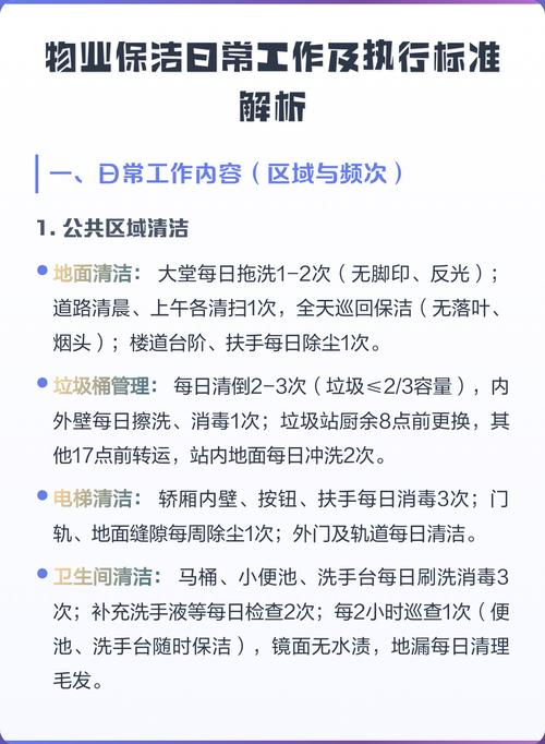 物业保洁日常工作具体有哪些内容？-第2张图片-德高鼎泰便民中心